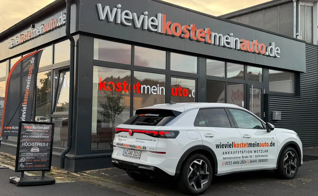 Ankaufstation Wetzlar von wievielkostetmeinauto.de in der Hermannsteiner Straße 130
